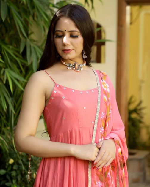 Haute Coral Handbrush Painted Cotton Suit Set - Image 6